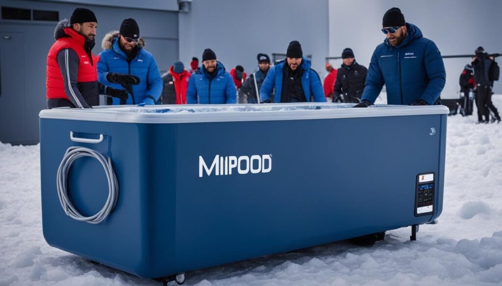 MiPod automatic ice baths