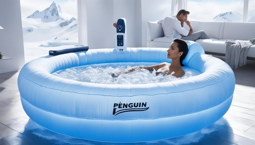 Penguin Chillers inflatable tub