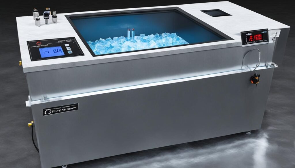 evaluating chiller efficiency for ice baths