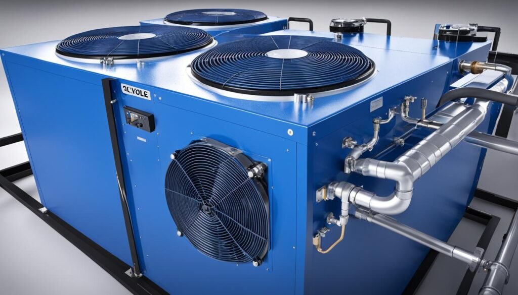 glycol chiller for ice bath system