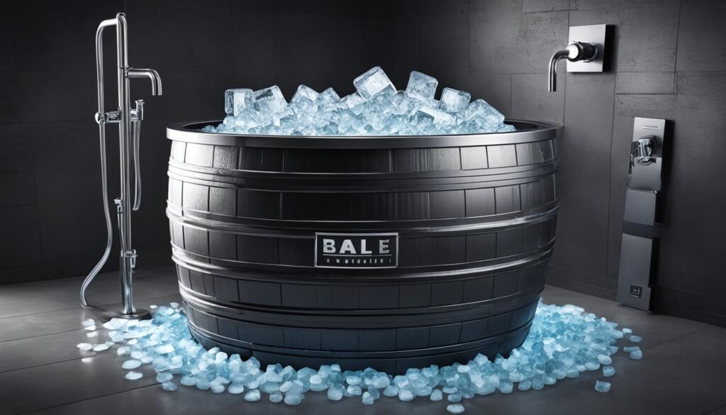 ice bath barrel with chiller